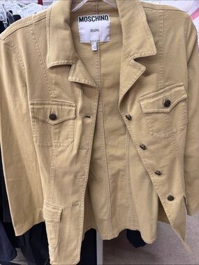Moschino Beige/Tan Cotton Jean Jacket